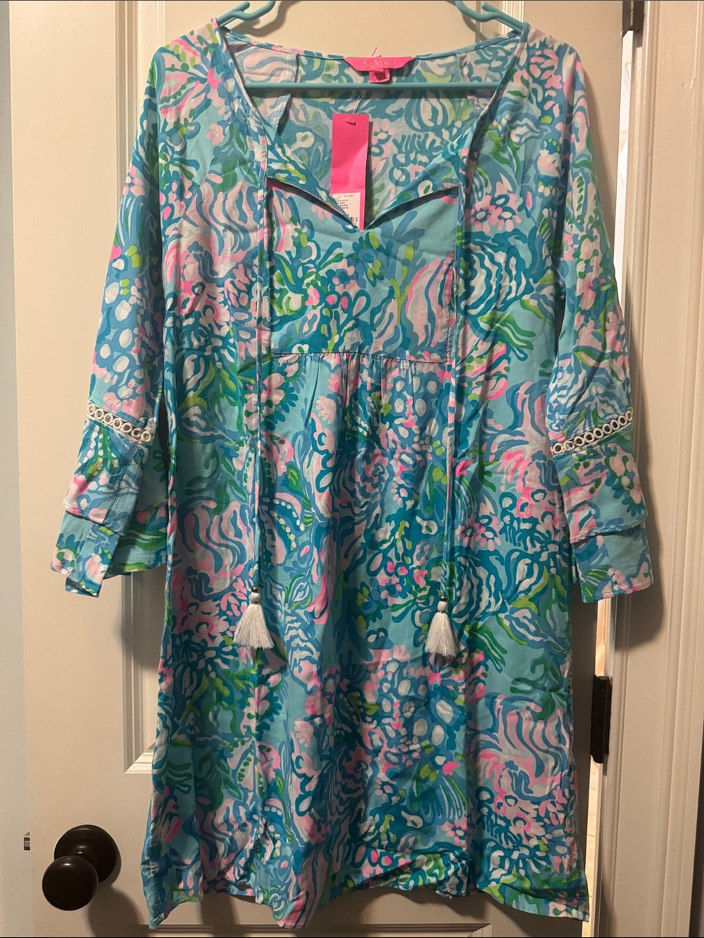 Lilly Pulitzer Azita Tunic Dress in Blue Abiza